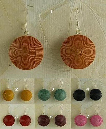 Indipaper - round earrings (round earrings)